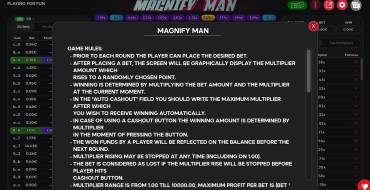 Magnify Man: Reglas