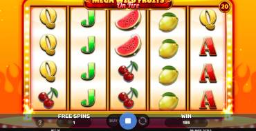 Mega Wild Fruits – On Fire: Giros gratis