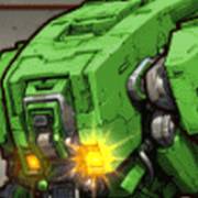 Metal Frontiers: Robot verde