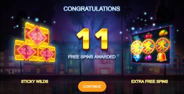 Miami Bonus Wheel Hit’n’Roll: Tiradas gratuitas y/o re-giros