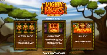 Mighty Masks: Máquina tragaperras