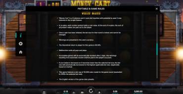 Money Cart: Reglas