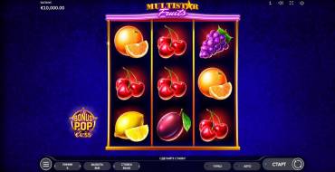 Multistar Fruits: Máquina tragaperras