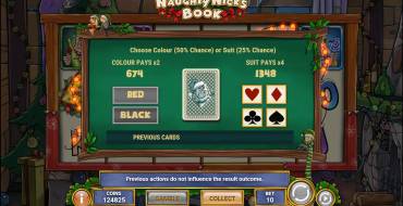 Naughty Nick’s Book: Juego de riesgo