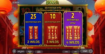 Oriental Dragon: Tiradas gratuitas y/o re-giros