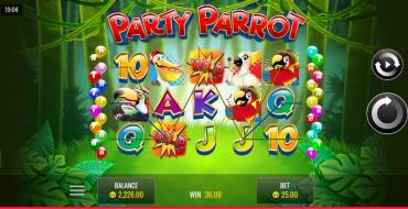 Party Parrot: Símbolos especiales