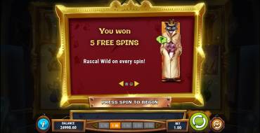 Rascal Riches: Giros gratis