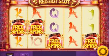 Red Hot Slot: Interfaz