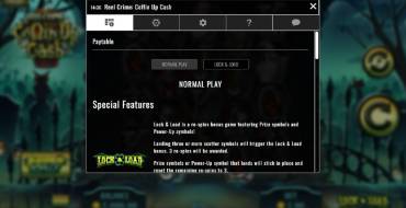 Reel Crime: Coffin Up Cash: Juegos de bonificación