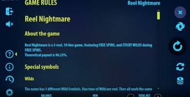 Reel Nightmare: Reglas