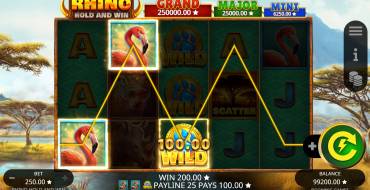 Rhino Hold and Win: Ganancias