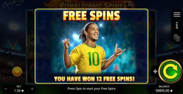 Ronaldinho Spins: Giros gratis