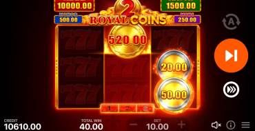 Royal coins 2: Hold and Win: Juegos de bonificación