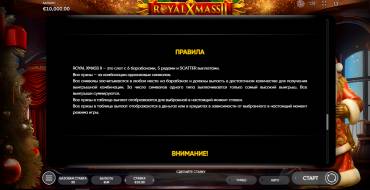 Royal Xmass 2: Reglas