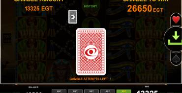 Secrets of Cairo: Juego de riesgo