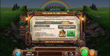 Shamrock Miner: Giros gratis