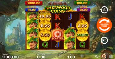 Sherwood Coins: Hold and Win: Máquina tragaperras