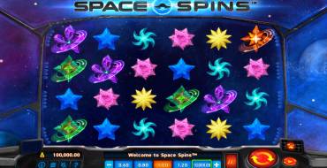 Space Spins: Máquina tragaperras