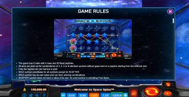 Space Spins: Reglas