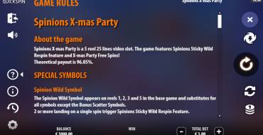 Spinions X-MAS Party: Reglas