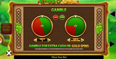 Spins O' Gold Fortune Play: Juego de riesgo