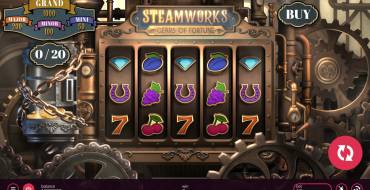 Steamworks Gears of Fortune: Máquina tragaperras