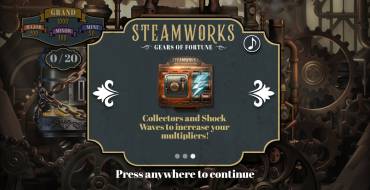 Steamworks Gears of Fortune: Características únicas