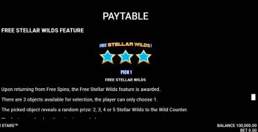 Stellar Stars: Juegos de bonificación