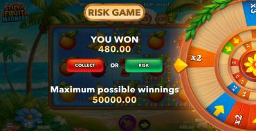 Sticky Fruit Madness: Juego de riesgo