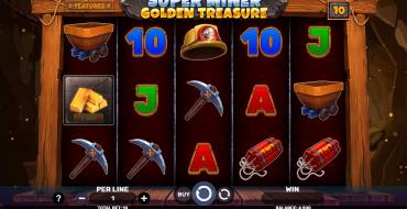 Super Miner – Golden Treasure: Máquina tragaperras