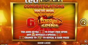 Ted Cash and Lock: Tiradas gratuitas y/o re-giros