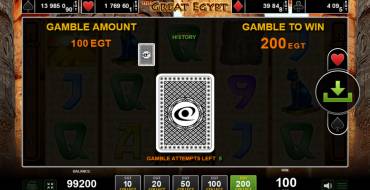 The Great Egypt: Juego de riesgo