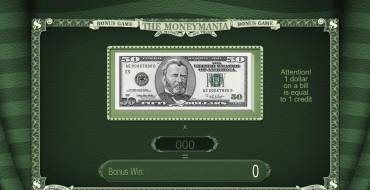 The Moneymania: Juegos de bonificación