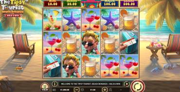 The Tipsy Tourist Beach Bonanza — Hold&Win: Máquina tragaperras