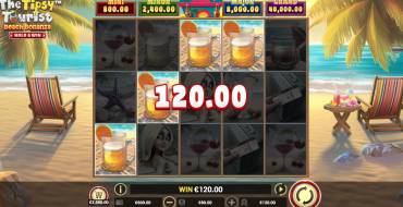 The Tipsy Tourist Beach Bonanza — Hold&Win: Ganancias