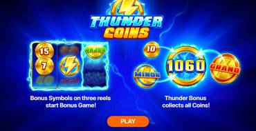 Thunder Coins: Hold and Win: Características únicas