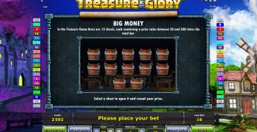 Treasure and Glory: Bonificaciones