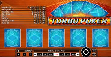 Turbo Poker: Máquina tragaperras