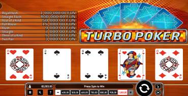 Turbo Poker: Máquina tragaperras