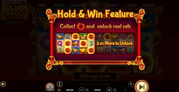 Ultimate Golden Dragon Inferno — Hold&Win: Juegos de bonificación