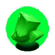 Warp Wreckers Power Glyph: Cristal verde (jadeíta)