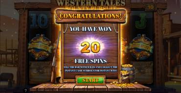 Western Tales – Bounty Pursuit: Tiradas gratuitas y/o re-giros