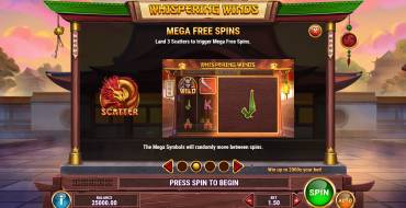 Whispering Winds: Giros gratis