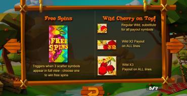 Wild Cherry: Giros gratis