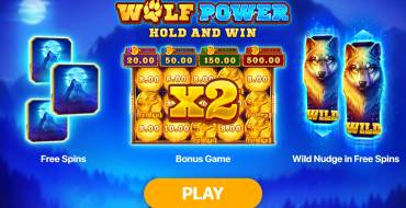 Wolf Power: Hold and Win: Características únicas