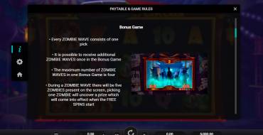 Zombie Circus: Juegos de bonificación