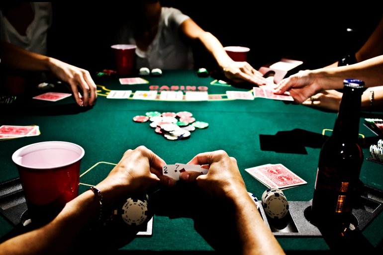 jugadores de póquer