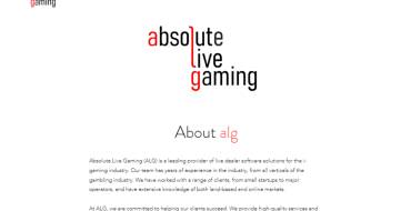 Absolute Live Gaming: Página web