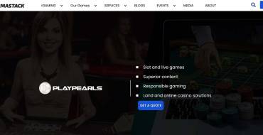 PlayPearls: Página de PlayPearls en el sitio web de GammaStack