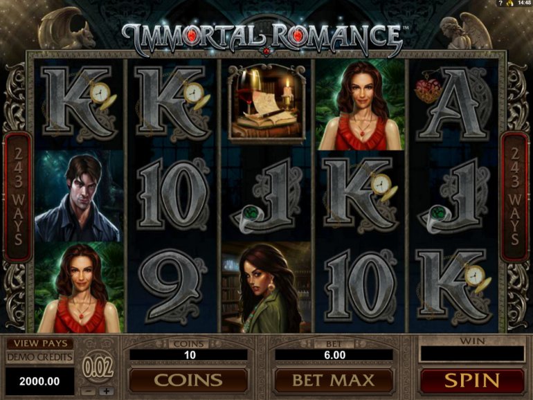 Immortal Romance - Tragaperras de Microgaming